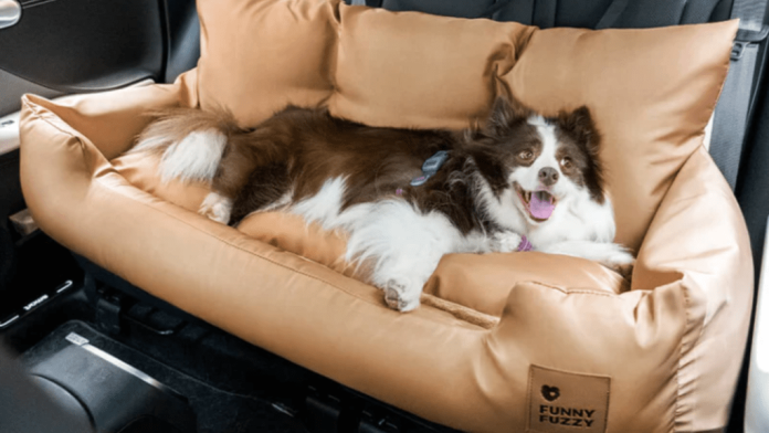 FunnyFuzzy dog car seat