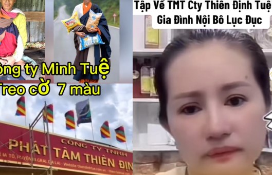 Em dâu ông Mình Tuệ tiếp tục lên tố  anh chồng gian x:ảo, lập công ty để  kêu gọi từ thiện: “Từ khi công ty đó ra  đời GĐ tôi lục đục ko yên, mn nên sớm  tỉnh ngộ”